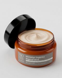 Manteiga Orgânica Regenerativa 250g (Óleo de Licuri e Pracaxi, D-Pantenol, Vitamina E e Extrato de Açaí)