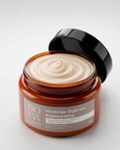 Manteiga Orgânica Regenerativa 500g (Óleo de Licuri e Pracaxi, D-Pantenol, Vitamina E e Extrato de Açaí)