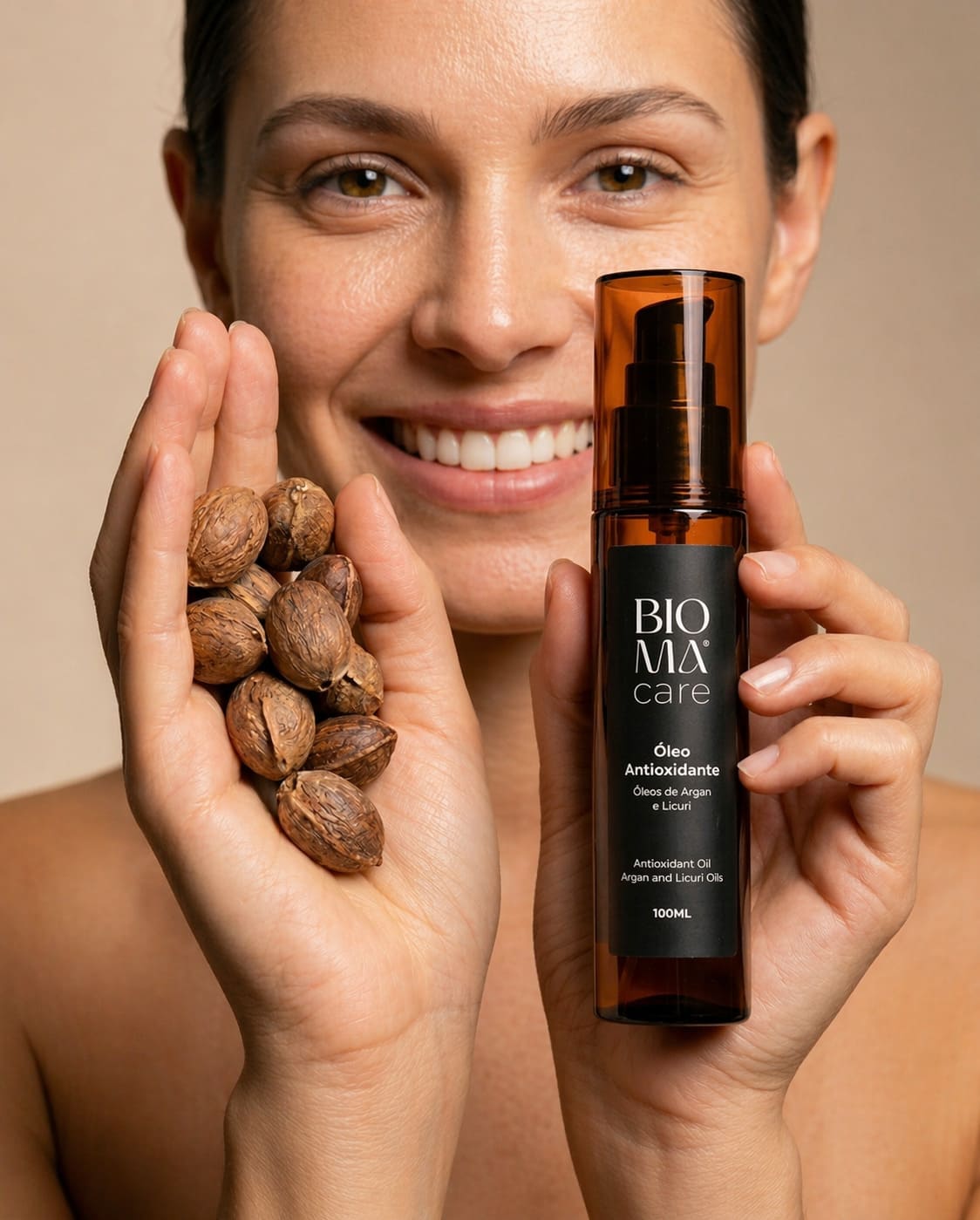 Óleo Antioxidante 100ml (Óleo de Argan e Licuri) - Bioma Care